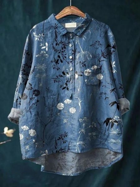 Sophia flower print blouse