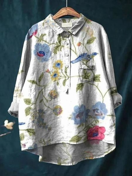 Sophia flower print blouse