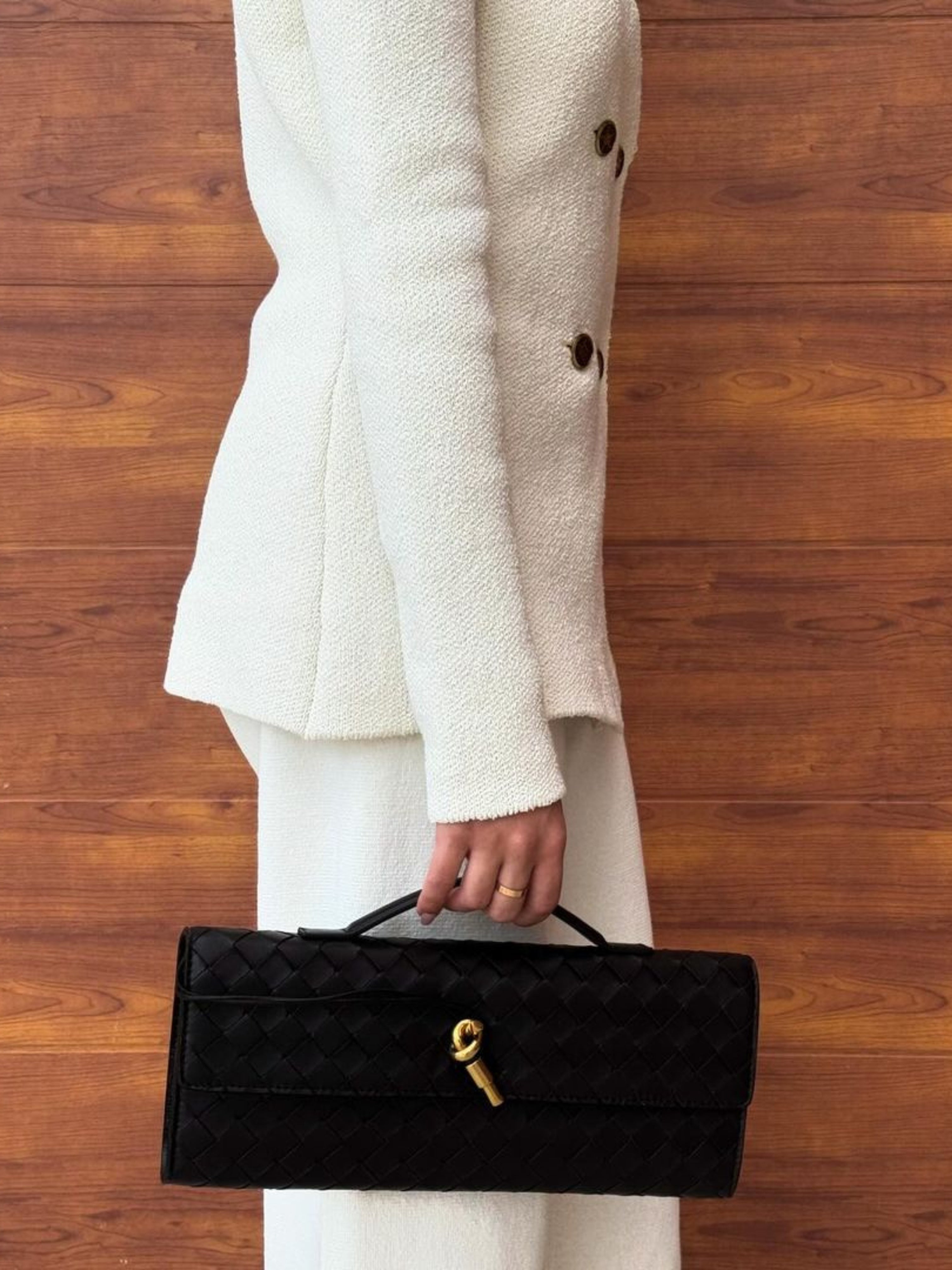Zara Woven Clutch