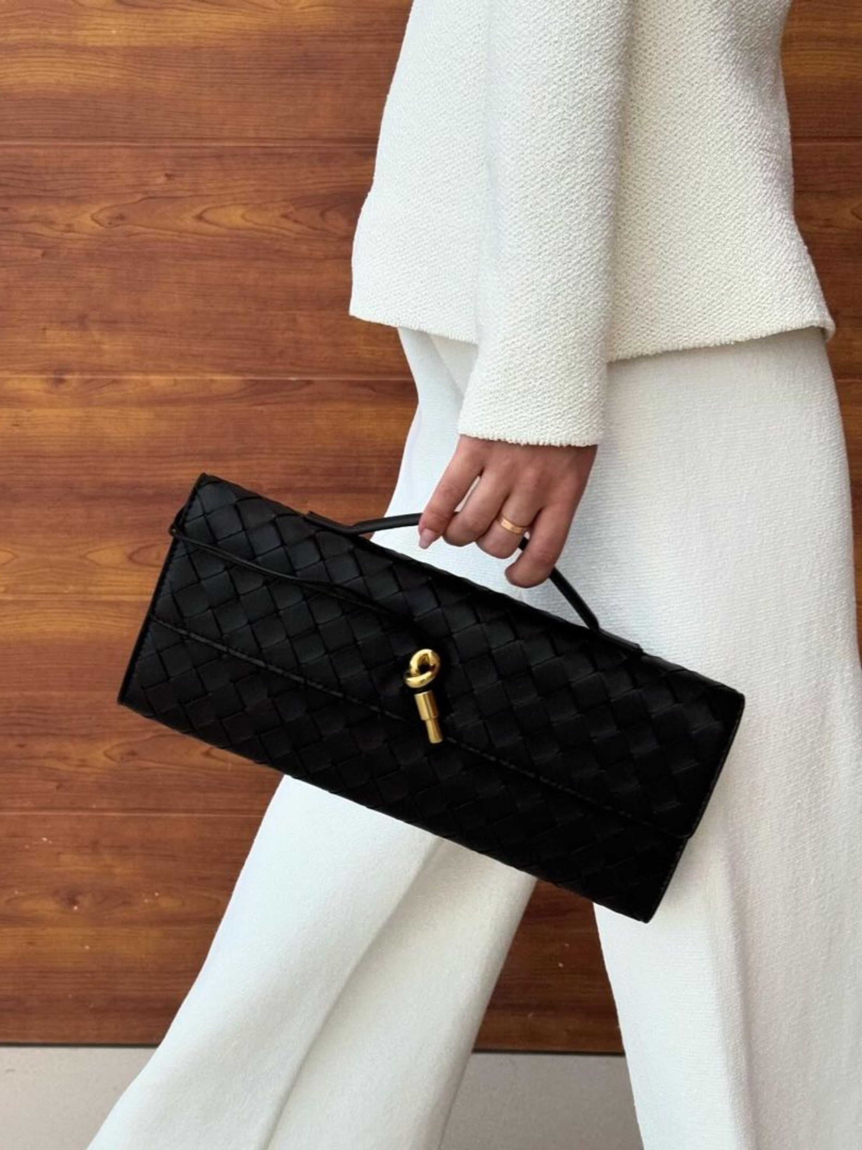 Zara Woven Clutch