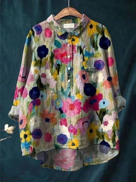 Sophia flower print blouse