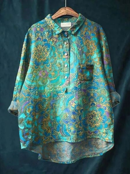 Sophia flower print blouse