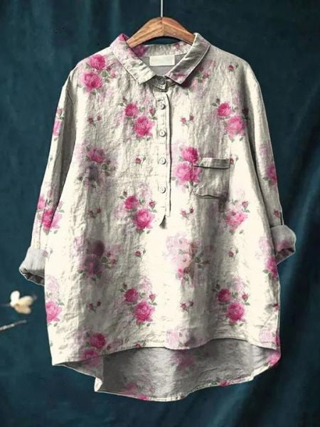 Sophia flower print blouse