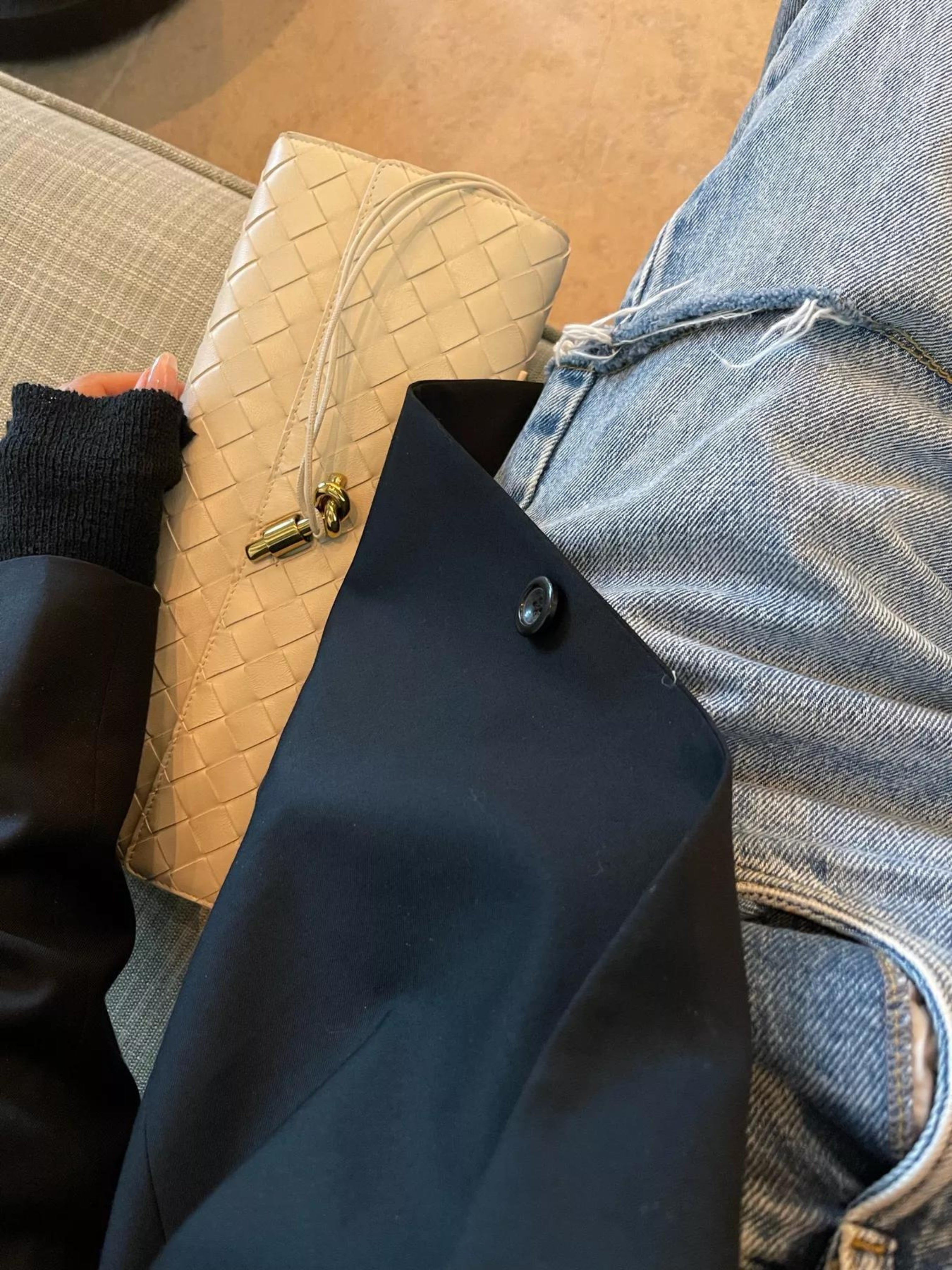 Zara Woven Clutch