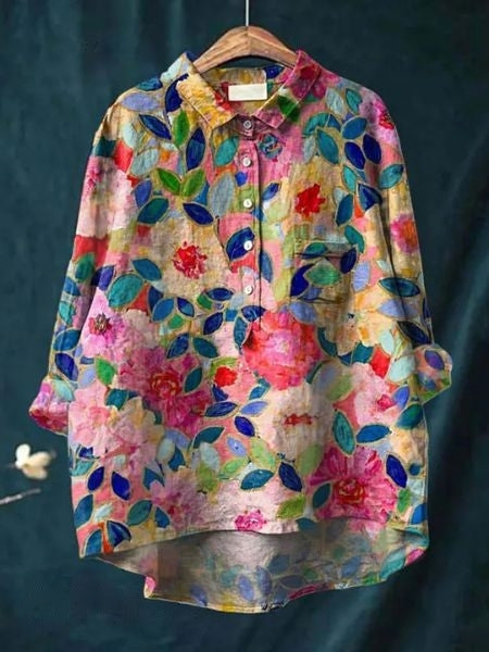 Sophia flower print blouse