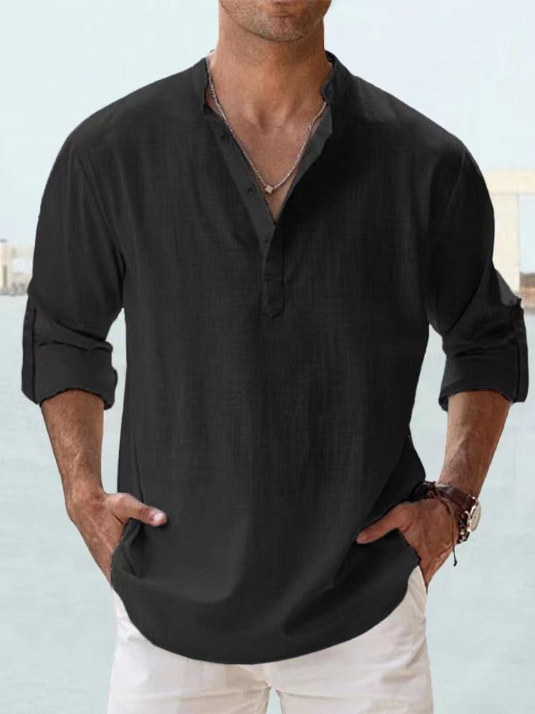 Mason Linen Shirt (1+1 FREE)
