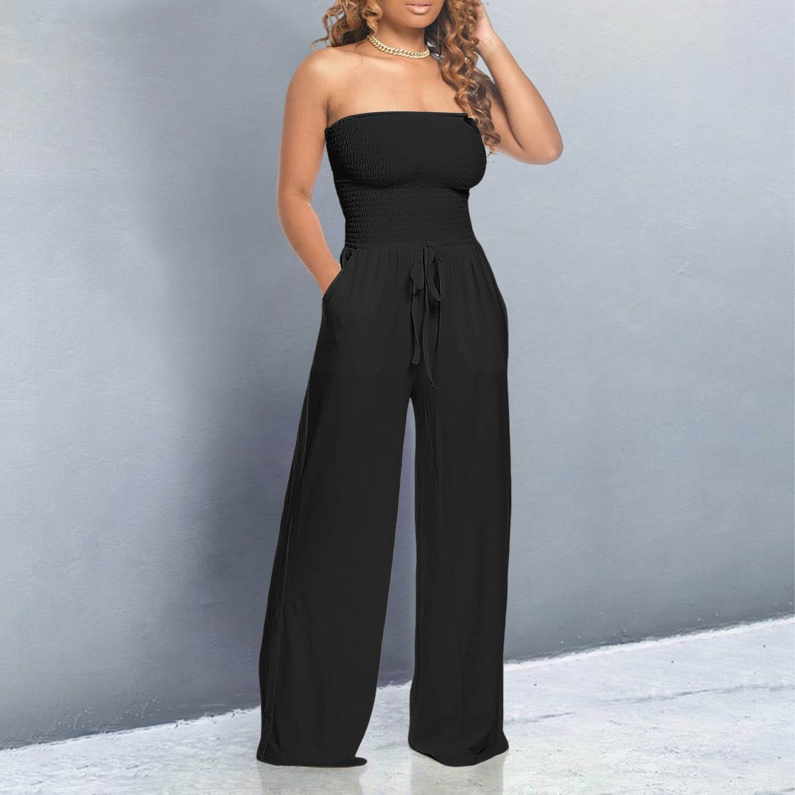 Kiki Off-Shoulder Jumpsuit