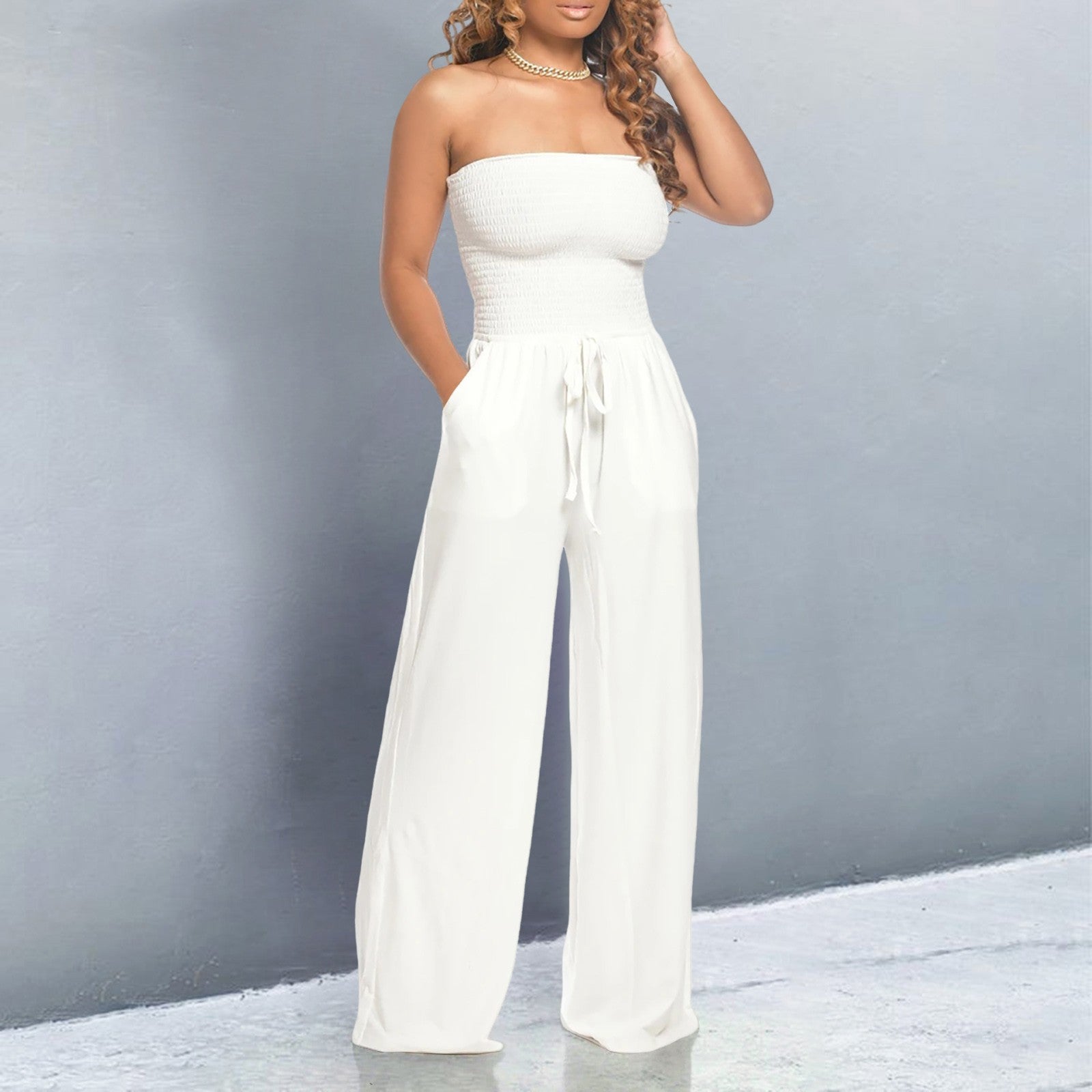 Kiki Off-Shoulder Jumpsuit
